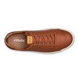 OluKai Lifestyle Sneakers OluKai Men's Lae'ahi Li'Ili Leather Sneakers- Kukui Brown