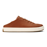 OluKai Lifestyle Sneakers OluKai Men's Lae'ahi Li'Ili Leather Sneakers- Kukui Brown