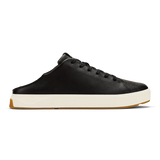 OluKai Lifestyle Sneakers OluKai Men's Lae'ahi Li'Ili Leather Sneakers- Onyx/ Onyx