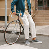 OluKai Lifestyle Sneakers OluKai Men's Lae'ahi Li'Ili Leather Sneakers- Stone/Stone