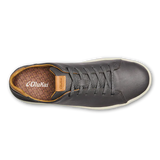 OluKai Lifestyle Sneakers OluKai Men's Lae'ahi Li'Ili Leather Sneakers- Stone/Stone