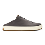 OluKai Lifestyle Sneakers OluKai Men's Lae'ahi Li'Ili Leather Sneakers- Stone/Stone