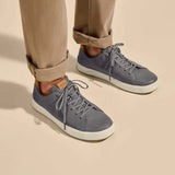 OluKai Lifestyle Sneakers OluKai Men's Lae'ahi Li'Ili Leather Sneakers- Stone/Stone