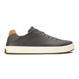 OluKai Lifestyle Sneakers OluKai Men's Lae'ahi Li'Ili Leather Sneakers- Stone/Stone