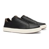 OluKai Lifestyle Sneakers OluKai Men's Lae'ahi Li Nolu Leather Sneakers- Black/ Dark Java