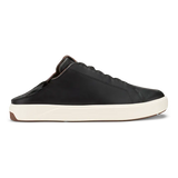 OluKai Lifestyle Sneakers OluKai Men's Lae'ahi Li Nolu Leather Sneakers- Black/ Dark Java