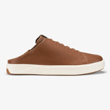 OluKai Lifestyle Sneakers OluKai Men's Lae'ahi Li Nolu Leather Sneakers - Dark Java/Tan