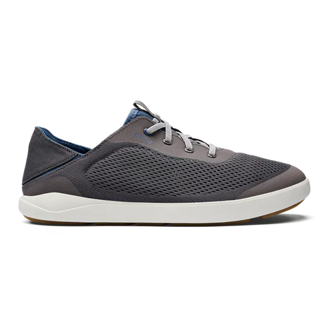 OluKai Lifestyle Sneakers OluKai Men's Moku Pae Slip Ons- Pavement/Vintage Blue