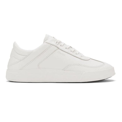 OluKai Lifestyle Sneakers OluKai Women's Ha'upu Leather Sneakers- Bright White