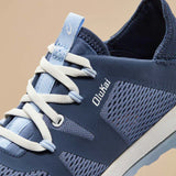 OluKai Lifestyle Sneakers OluKai Women's Huia Shoes- Vintage Blue/ Sea Ice