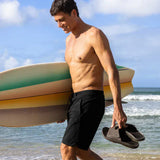 OluKai Slide Sandals OluKai Men's Nalu Slides- Dark Java