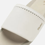 OluKai Slide Sandals OluKai Women's Ulele Slides- Bright White/ Tapa