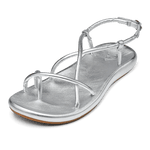OluKai Summer Sandals 6 WAIAU Women’s Slingback Sandals - Silver