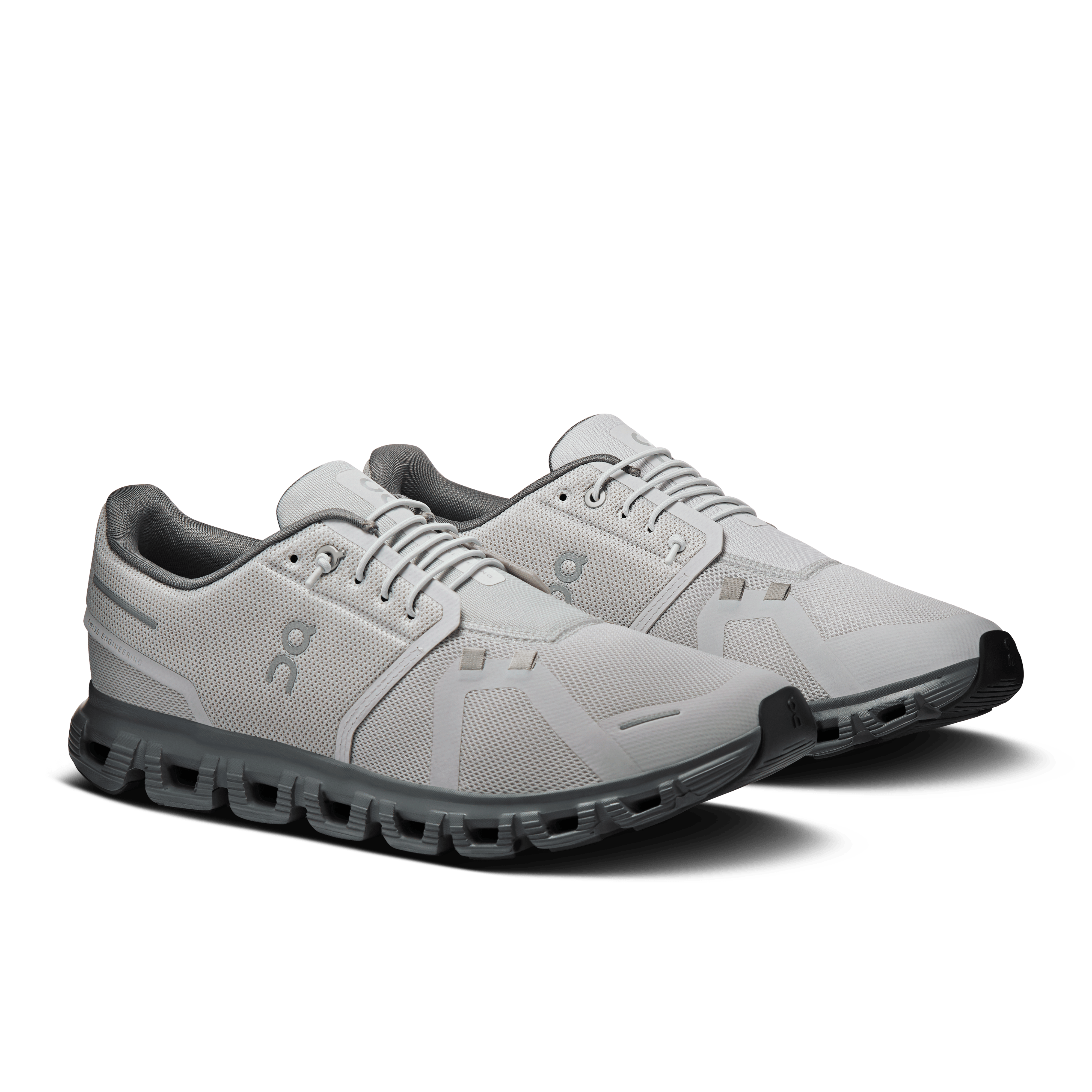On Cloud Athletic Sneakers On Cloud Men's Cloud 6 Running Shoes- Wolf/ Rock