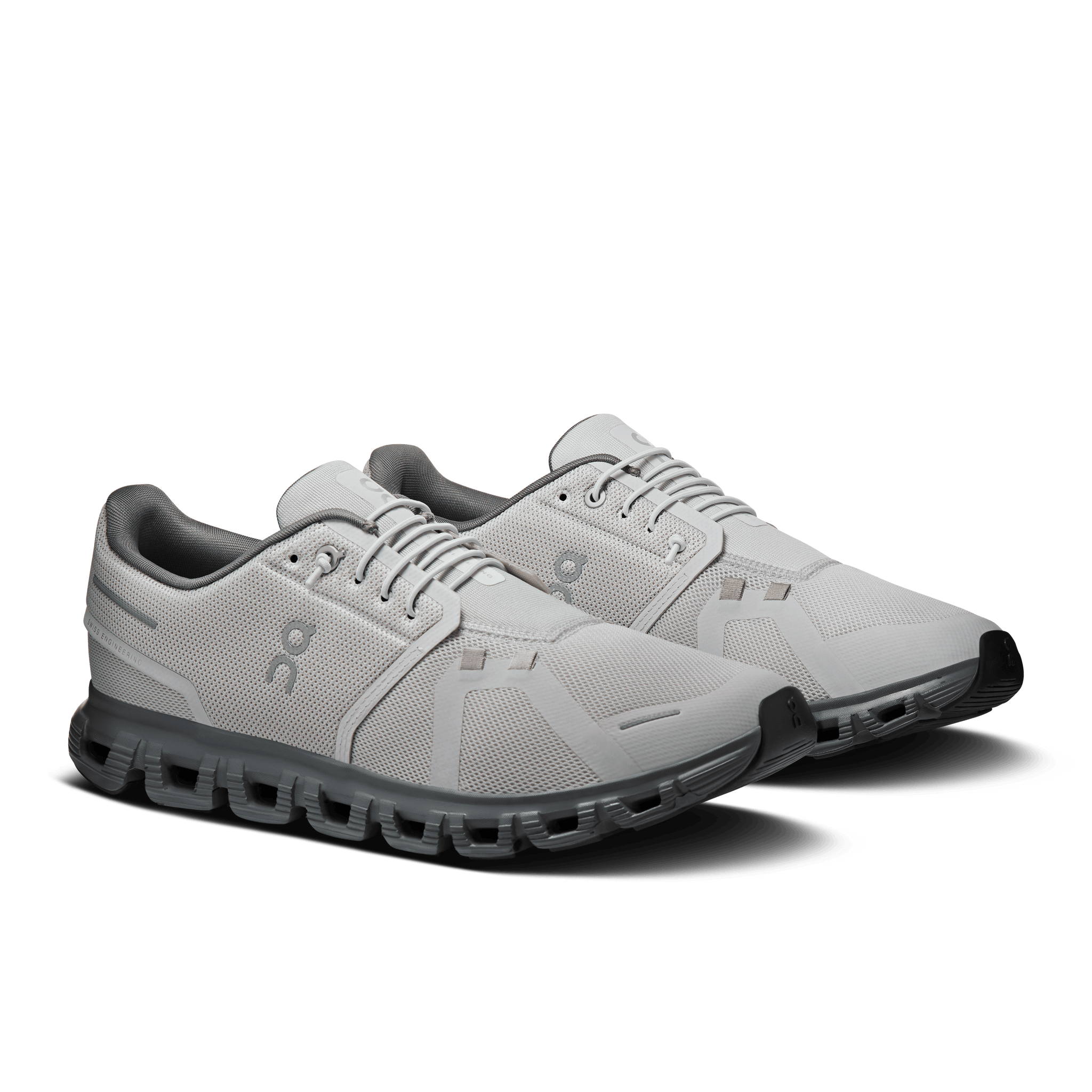 On Cloud Athletic Sneakers On Cloud Men's Cloud 6 Running Shoes- Wolf/ Rock