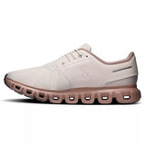 On Cloud Athletic Sneakers On Cloud Women's Cloud 6 Running Shoes- Oyster/ Biscuit