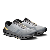 On Cloud Athletic Sneakers On Men's Cloudrunner 3 Running Shoes- Platinum/ Squash