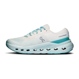 On Cloud Athletic Sneakers On Women's Cloudrunner 3 Running Shoes - Ivory/ Aquamarine