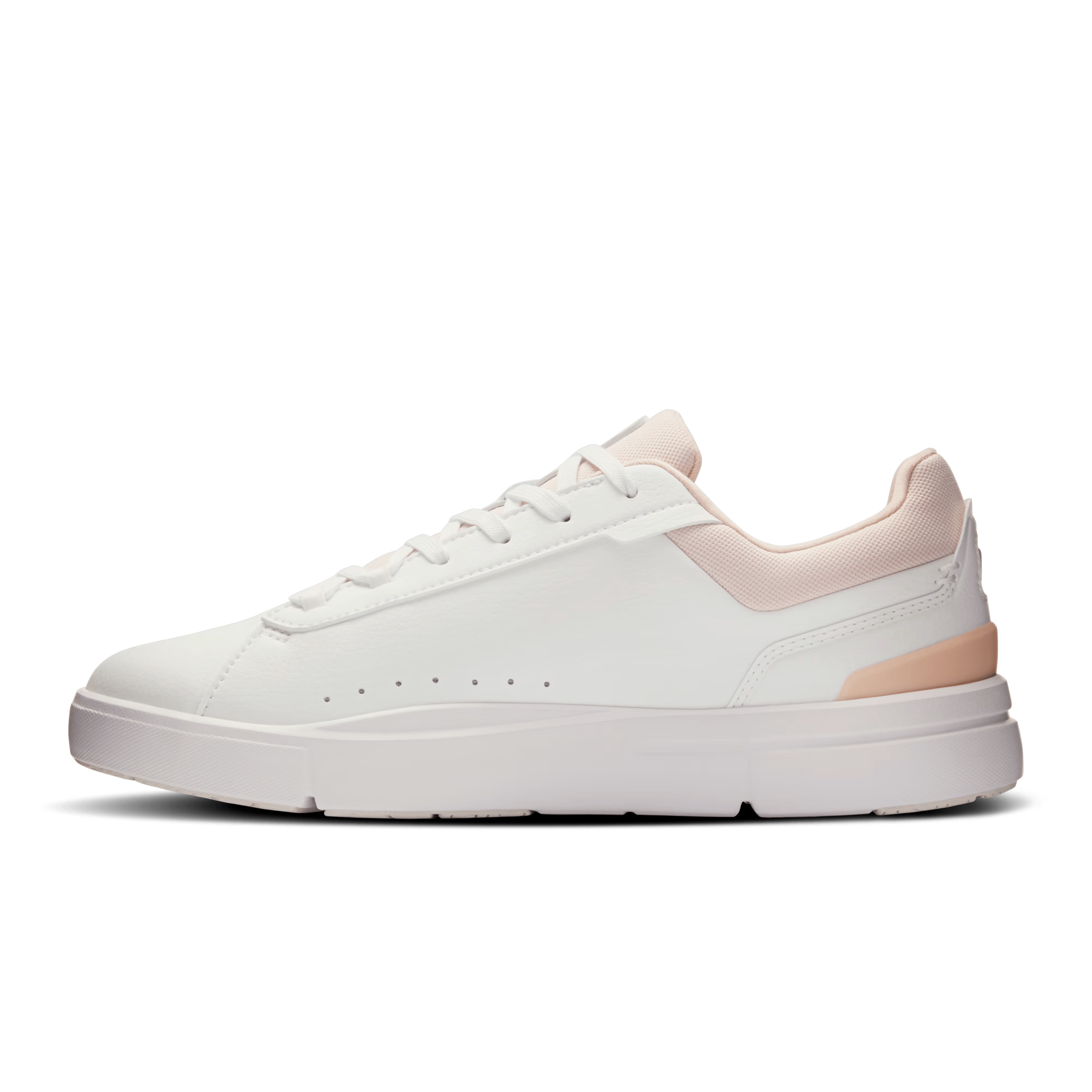 On Cloud Lifestyle Sneakers On Cloud Women’s The ROGER Advantage Tennis Shoes- White/Rosehip