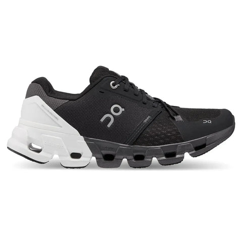 On Cloud Running Shoes Medium / Black / 5 US On Cloud Women's Cloudflyer 4 Running Shoes- Black/ White