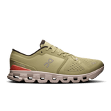 On Cloud Running Shoes Medium / Green / 7 US On Cloud Men's Cloud X4 Running Shoes- Caper/ Salmon