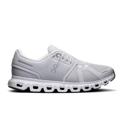On Cloud Running Shoes Medium / Grey / 5 US On Cloud Women's Cloud 6 Running Shoes- Glacier/ White