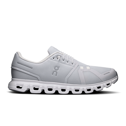 On Cloud Running Shoes Medium / Grey / 7 US On Cloud Men's Cloud 6 Running Shoes- Glacier/ White