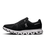 On Cloud Running Shoes On Cloud Men's Cloud 6 Running Shoes- Black/ White