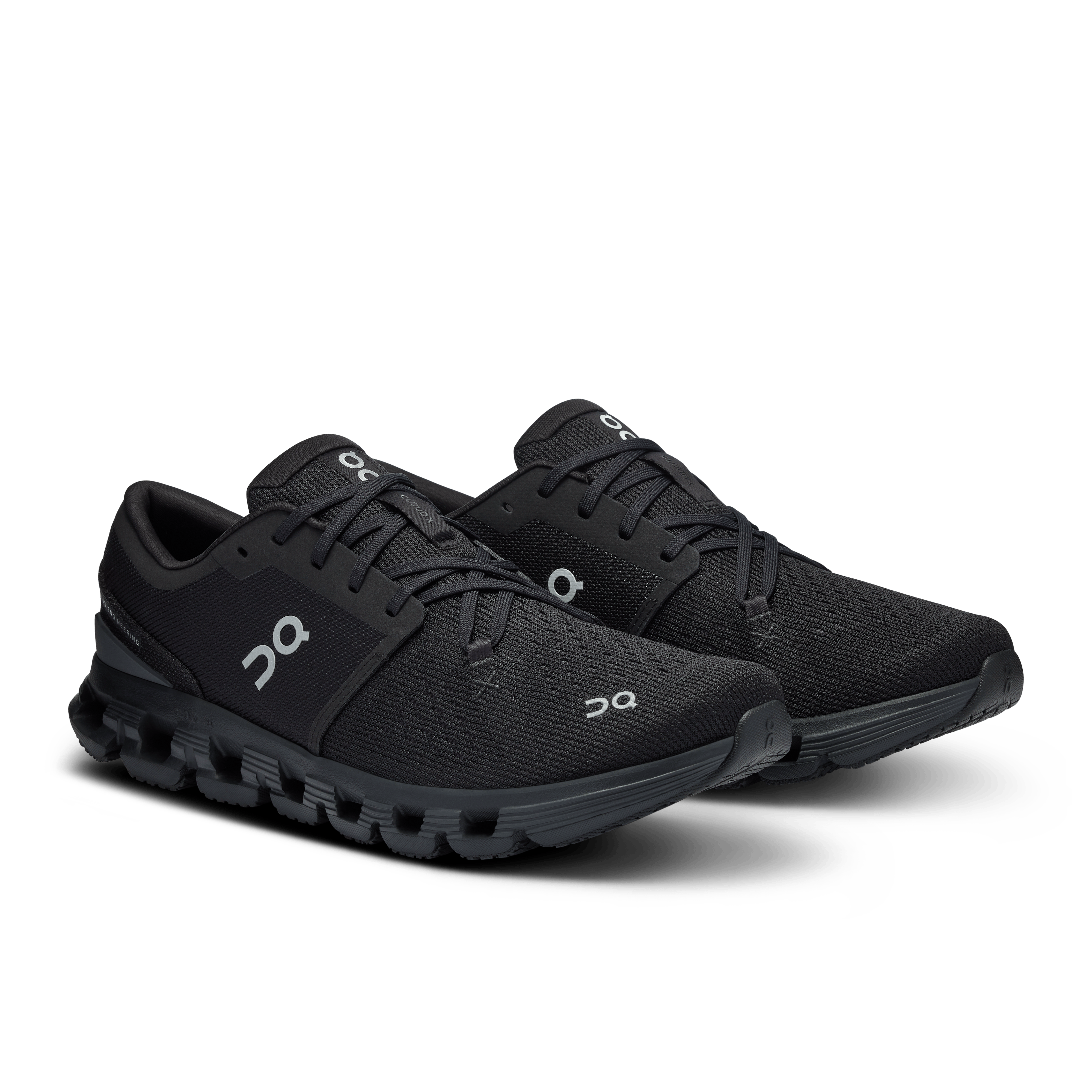 On Cloud Running Shoes On Cloud Men's Cloud X4 Running Shoes- Black/Eclipse