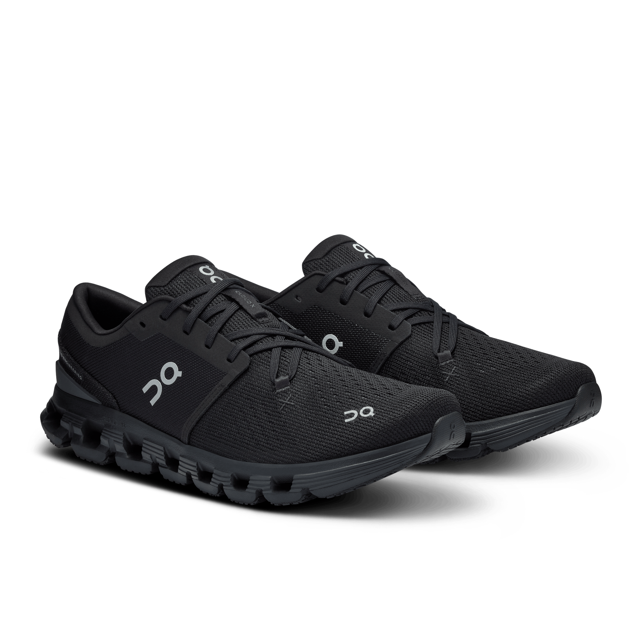 On Cloud Running Shoes On Cloud Men's Cloud X4 Running Shoes- Black/Eclipse