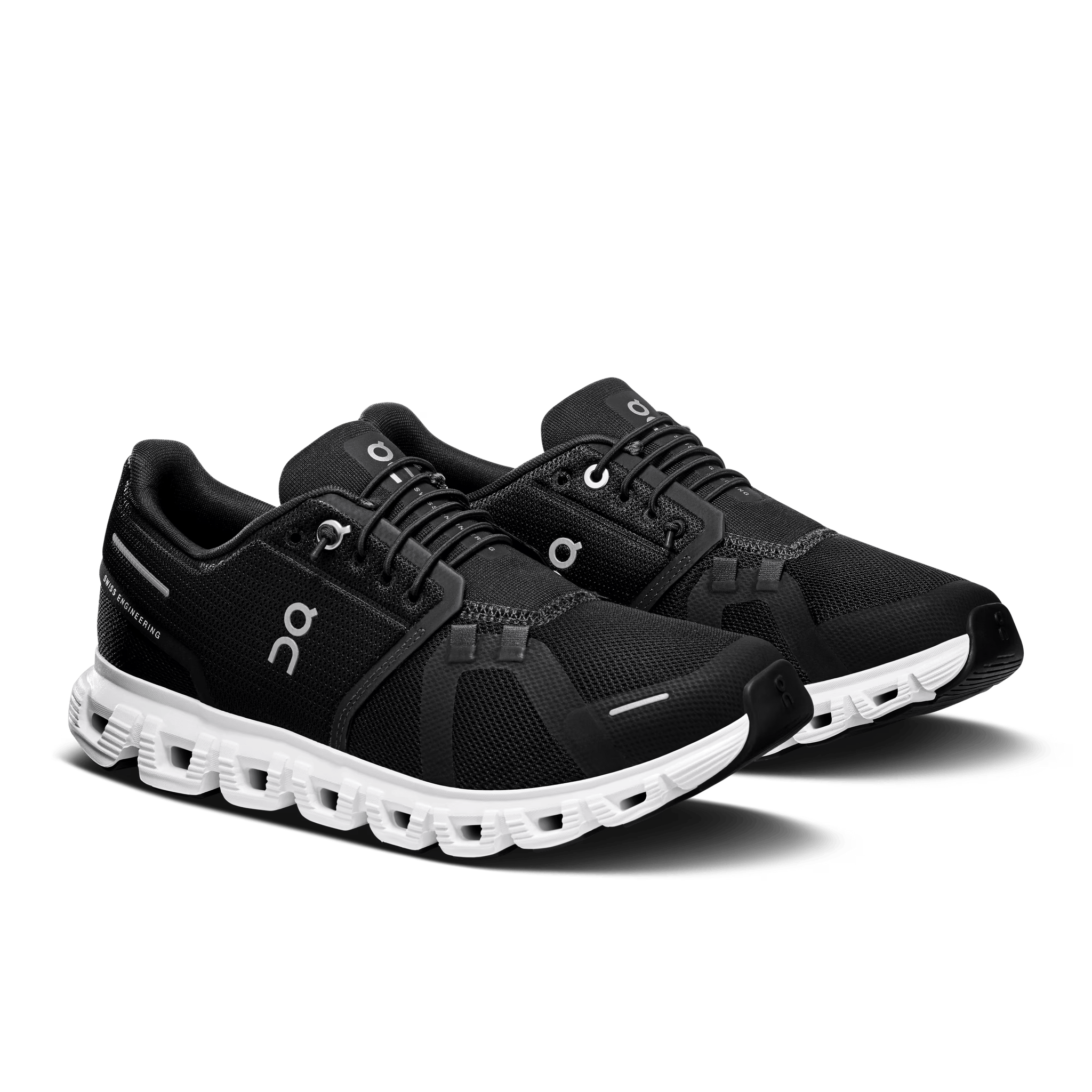 On Cloud Running Shoes On Cloud Women's Cloud 6 Running Shoes- Black/ White