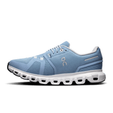 On Cloud Running Shoes On Cloud Women's Cloud 6 Running Shoes- Chambray/ White