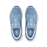 On Cloud Running Shoes On Cloud Women's Cloud 6 Running Shoes- Chambray/ White