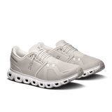 On Cloud Running Shoes On Cloud Women's Cloud 6 Running Shoes- Pearl/ White