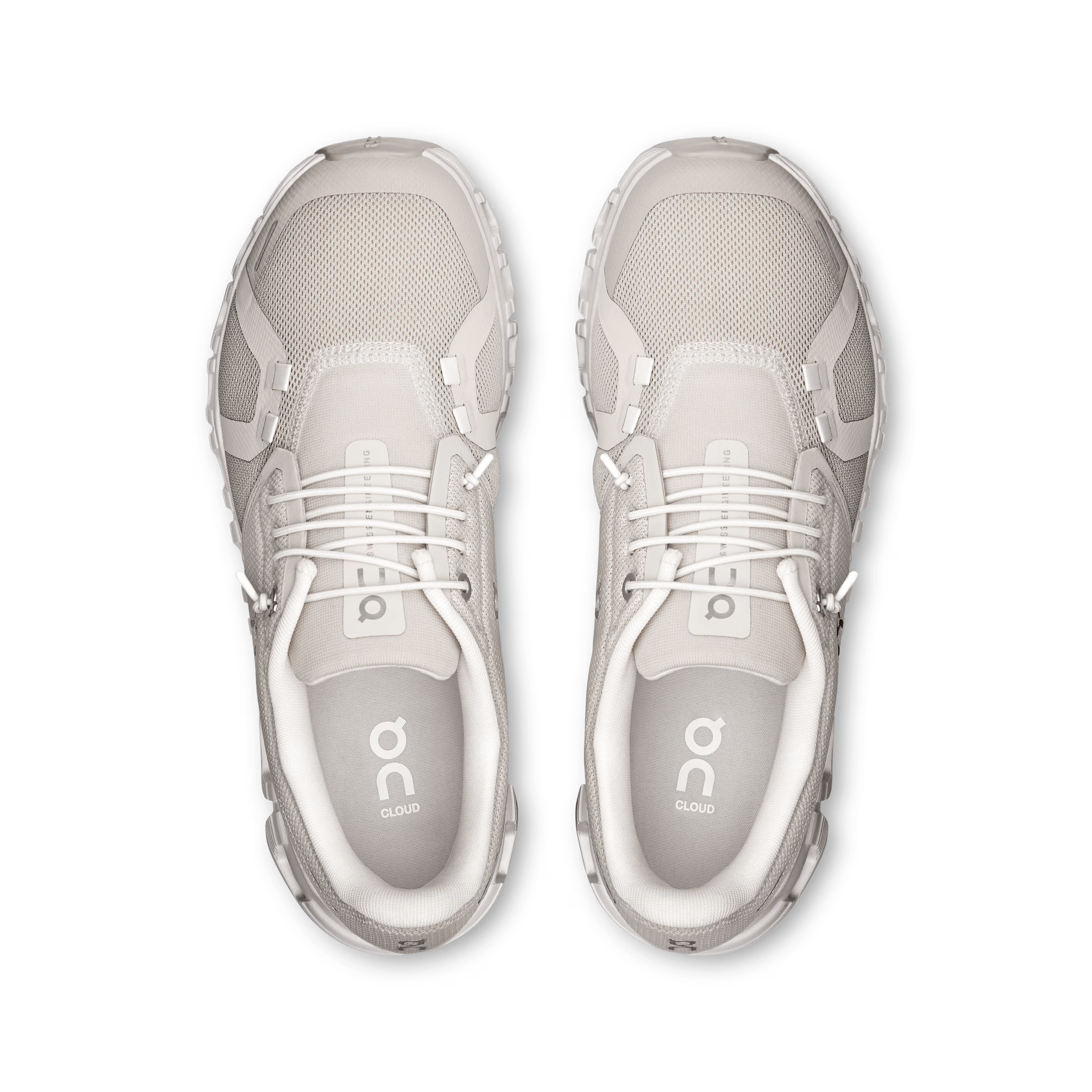 On Cloud Running Shoes On Cloud Women's Cloud 6 Running Shoes- Pearl/ White