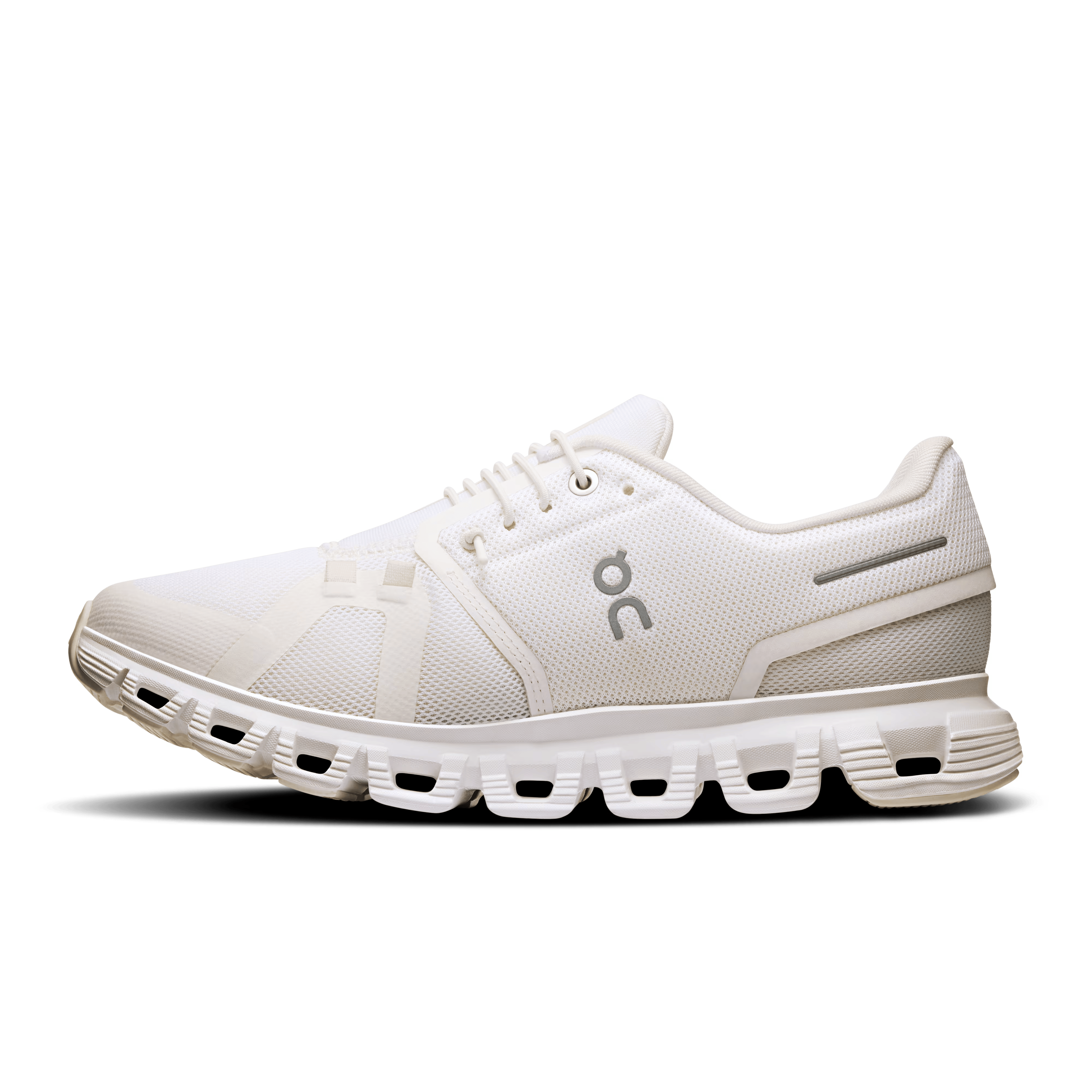On Cloud Running Shoes On Cloud Women's Cloud 6 Running Shoes- White/ White