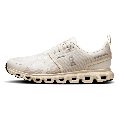 On Cloud Running Shoes On Cloud Women's Cloud 6 Waterproof Running Shoes- Pearl/ Cream
