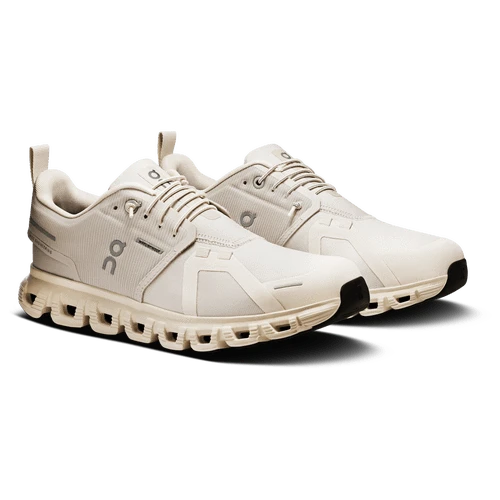 On Cloud Running Shoes On Cloud Women's Cloud 6 Waterproof Running Shoes- Pearl/ Cream