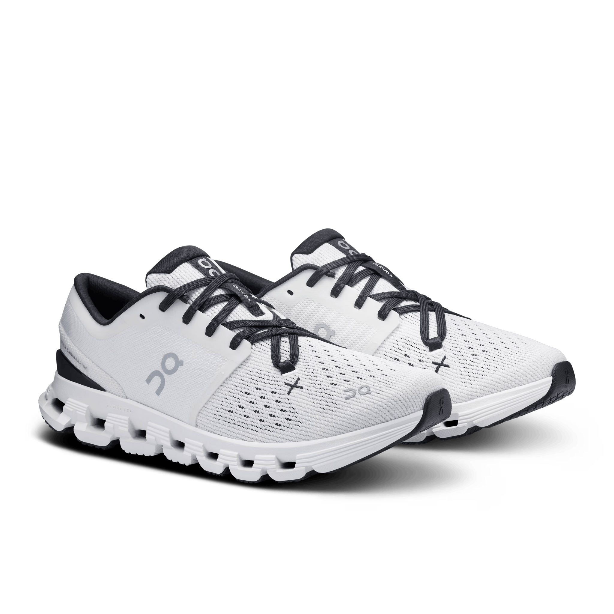 On Cloud Running Shoes On Cloud Women's Cloud X4 Running Shoes- Ivory/ Black