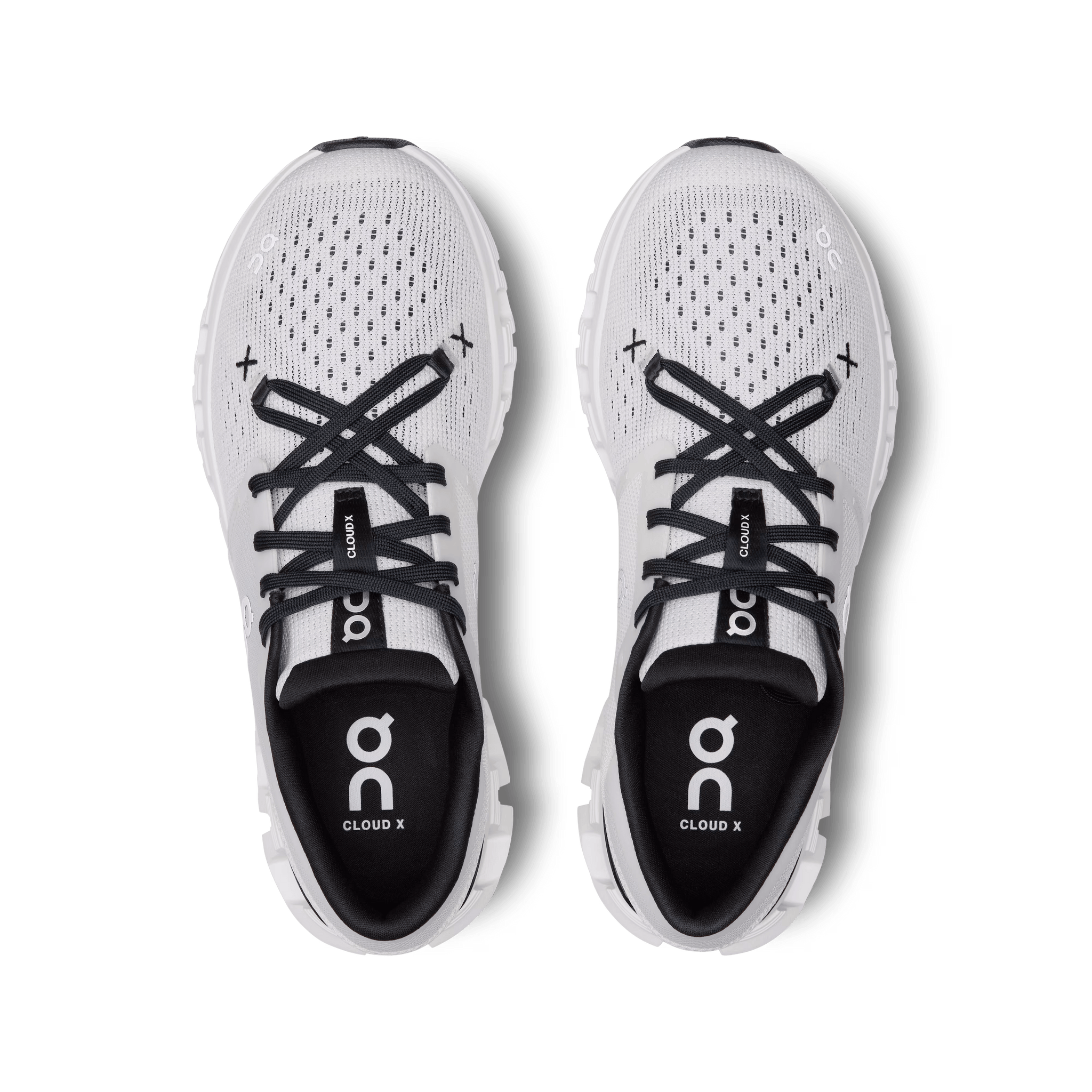 On Cloud Running Shoes On Cloud Women's Cloud X4 Running Shoes- Ivory/ Black
