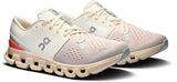 On Cloud Running Shoes On Cloud Women's Cloud X4 Running Shoes- Ivory/ Salmon