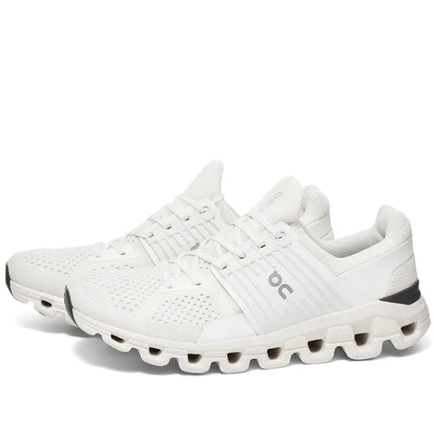 On Running Shoes 6 / B (Medium) / All White On Running Womens Cloudswift Running Shoes - All White