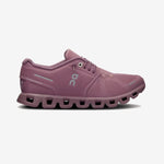 On Running Shoes Fig / Quartz / 5 / B (Medium) On Running Womens Cloud 5 Running Shoes - Fig / Quartz