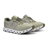 On Running Shoes On Running Mens Cloud 5 Running Shoes - Chalk/Grove