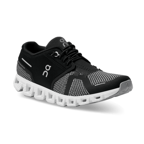 On Running Shoes On Running Womens Cloud 5 Combo Running Shoes - Black/Alloy