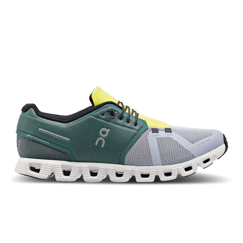 On Shoe Olive Alloy / 7 / D (Medium) On Running Mens Cloud 5 Running Shoes - Olive / Alloy