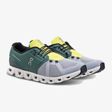 On Shoe On Running Mens Cloud 5 Running Shoes - Olive / Alloy