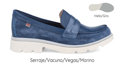 Pepe Menargues Slip-Ons & Loafers 35 EU / Blue / B (Medium) Pepe Menargues Womens Denali Loafer - Marino