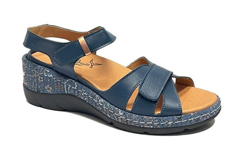 Portofino Ankle Strap Sandals Indigo / 35 / M Portofino Womens MS-204 Sandals - Indigo
