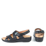 Portofino Ankle Strap Sandals Portofino Womens Adrianna Sandals - Black